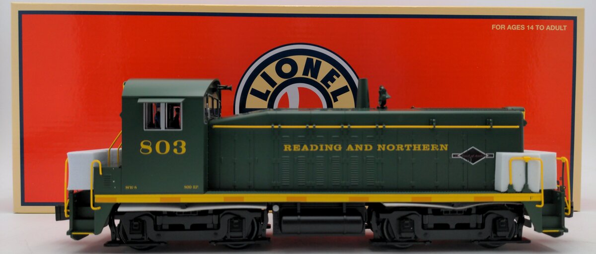 Lionel 2433691 O Scale GRZ Reading & Northern Legacy SW8 #803 LN/Box