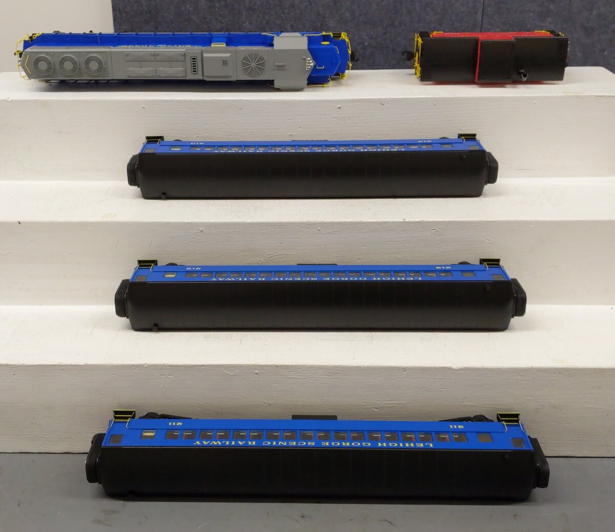 Lionel 2422020 O Lehigh Gorge Scenic Railway Legacy Trains (Set of 5) EX/Box