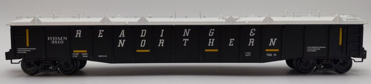 Lionel 2126052 O Reading & Northern PS-5 Covered Gondola with Covers #3810