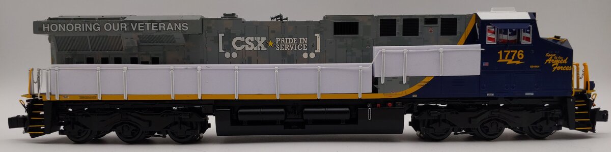 Lionel 2033620 O CSX ES44AC "Honoring Our Veterans" Diesel #1776 w/ Bluetooth EX/Box