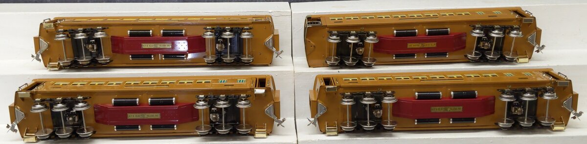 MTH 10-1135 Standard Gauge Tinplate State Car Set (Set of 4) LN/Box