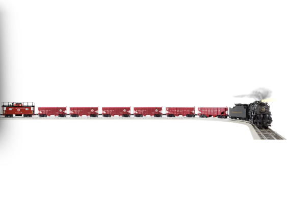 Lionel 2322050 O Pennsylvania Iron Hippo LEGACY Steam Freight Train Set