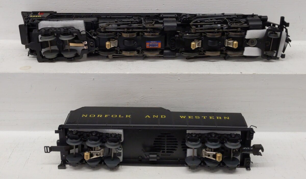 Lionel 2231490 O N&W VISION LINE Class A WWII Steam Locomotive #1210 w/Bluetooth EX/Box