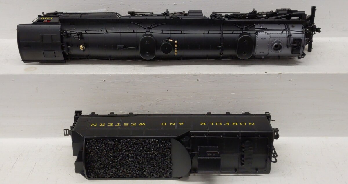 Lionel 2231490 O N&W VISION LINE Class A WWII Steam Locomotive #1210 w/Bluetooth EX/Box