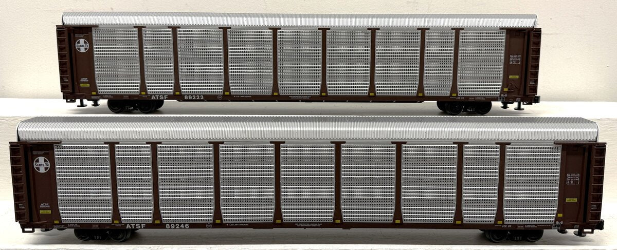 Lionel 6-29333 Santa Fe 89' Bi-level Autorack Cars (Set of 2)