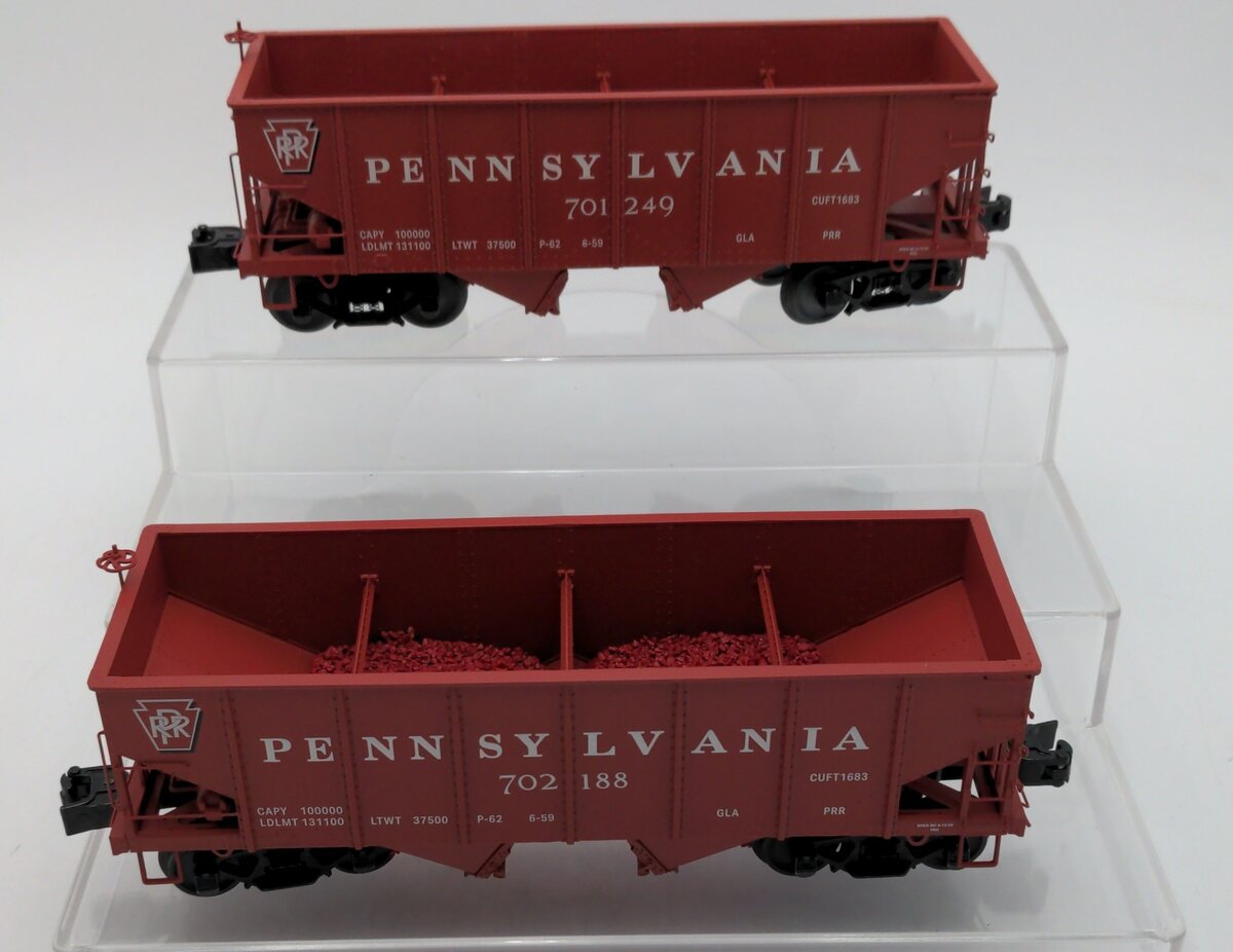 Lionel 2326490 O Pennsylvania Railroad GLA Hopper (Set of 2) LN/Box