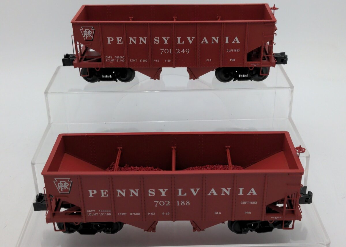 Lionel 2326490 O Pennsylvania Railroad GLA Hopper (Set of 2) LN/Box