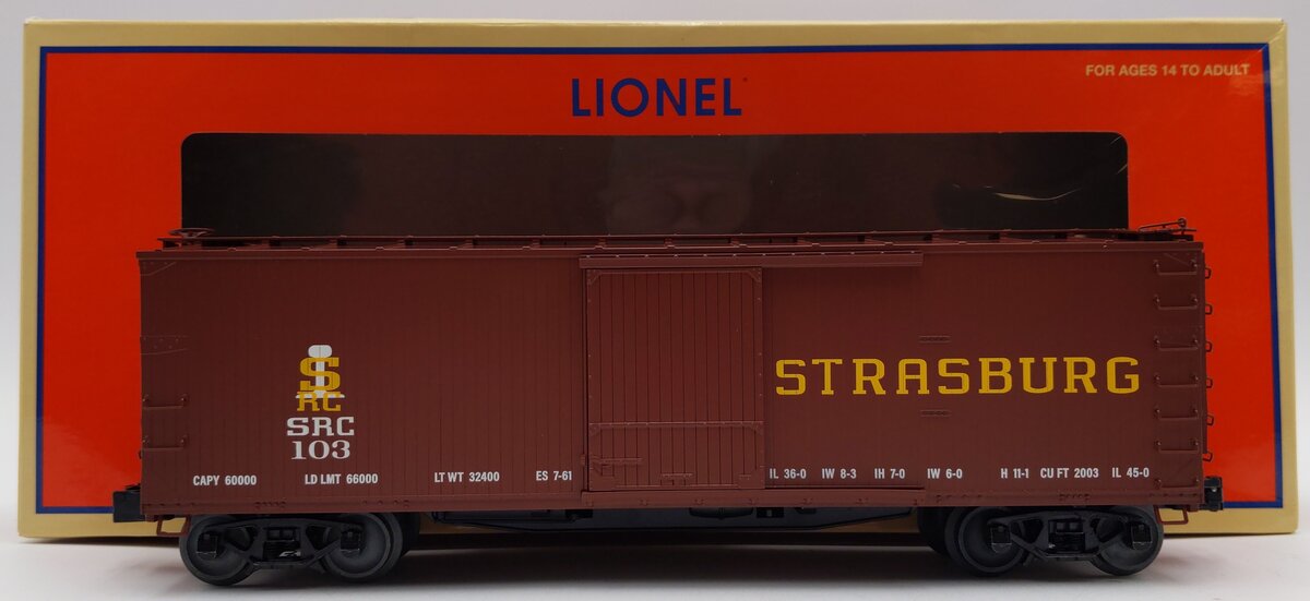 Lionel 2426230 O Strasburg Double Sheathed Boxcar #103