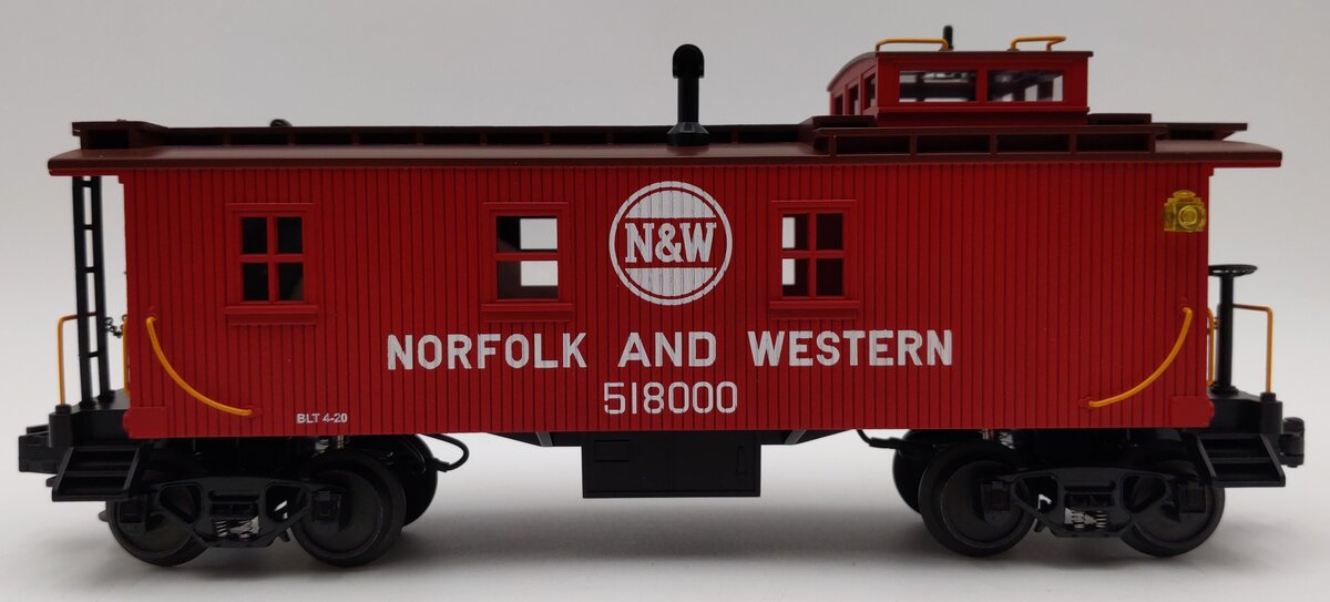 MTH 20-91069 O Scale N&W Woodsided Caboose #518000 LN/Box