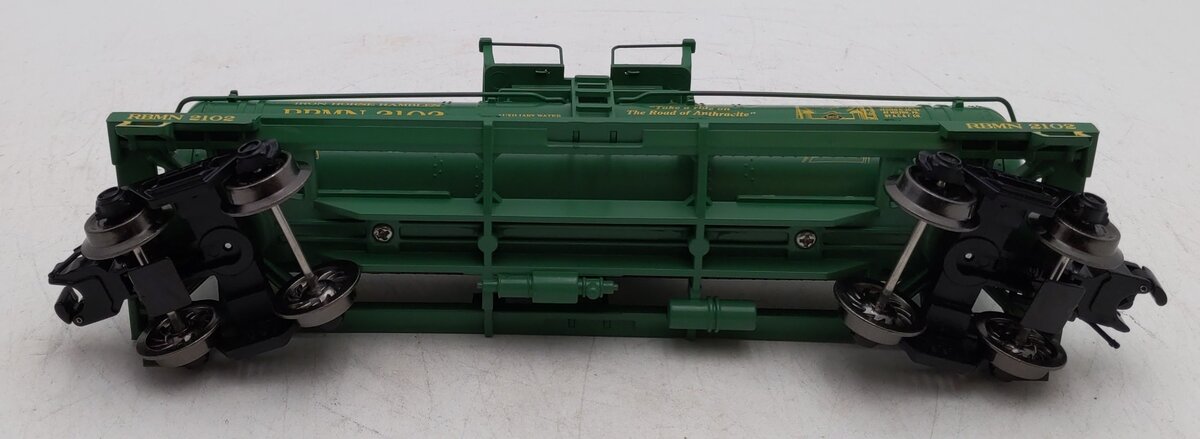 RMT 96812-3 O Reading & Northern Green Single Dome Tank Car #2102