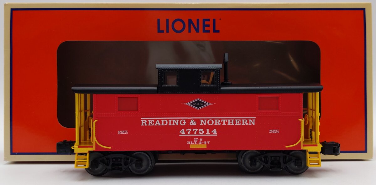Lionel 6-85299 O Reading & Northern N5 Caboose #477514 LN/Box