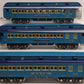 Lionel 6-13408 Standard Gauge Blue Comet Tinplate Passenger 3-Car Set EX/Box