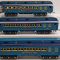 Lionel 6-13408 Standard Gauge Blue Comet Tinplate Passenger 3-Car Set EX/Box