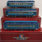 Lionel 6-13408 Standard Gauge Blue Comet Tinplate Passenger 3-Car Set EX/Box