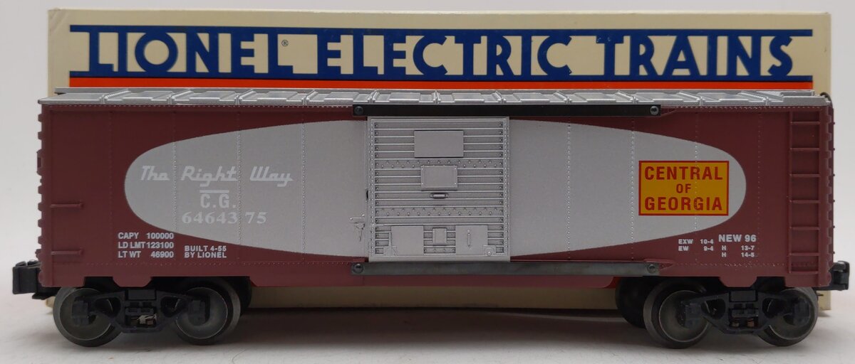 Lionel 6-19279 O Gauge Central of Georgia Boxcar #6464-375 EX/Box