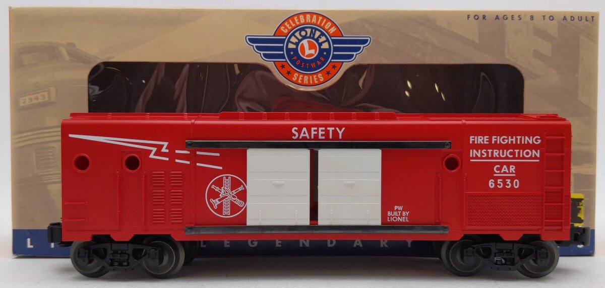 Lionel 6-39210 O Gauge PWC Fire Fighting Instruction Car #6530 EX/Box