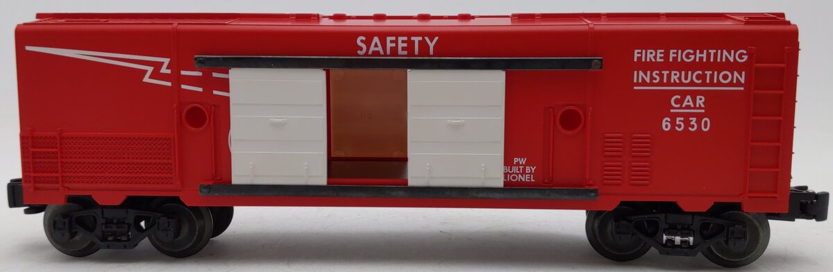 Lionel 6-39210 O Gauge PWC Fire Fighting Instruction Car #6530 EX/Box