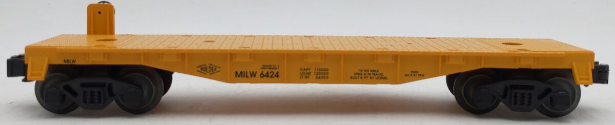 Lionel 6-16978 O Gauge Milwaukee Road Flatcar with P&H Power Shovel Model Kit EX/Box