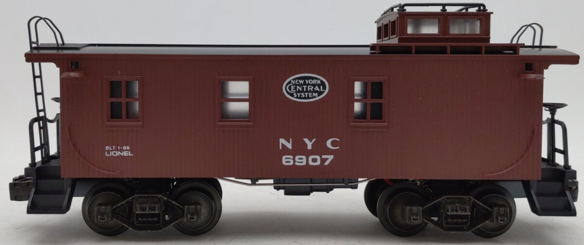 Lionel 6-6907 O Gauge New York Central Woodside Illuminated Caboose #6907 EX