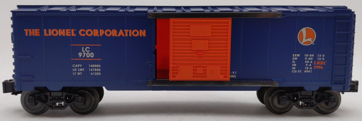 Lionel 6-29200 O Gauge Lionel Railroad Club Boxcar #9700 EX/Box