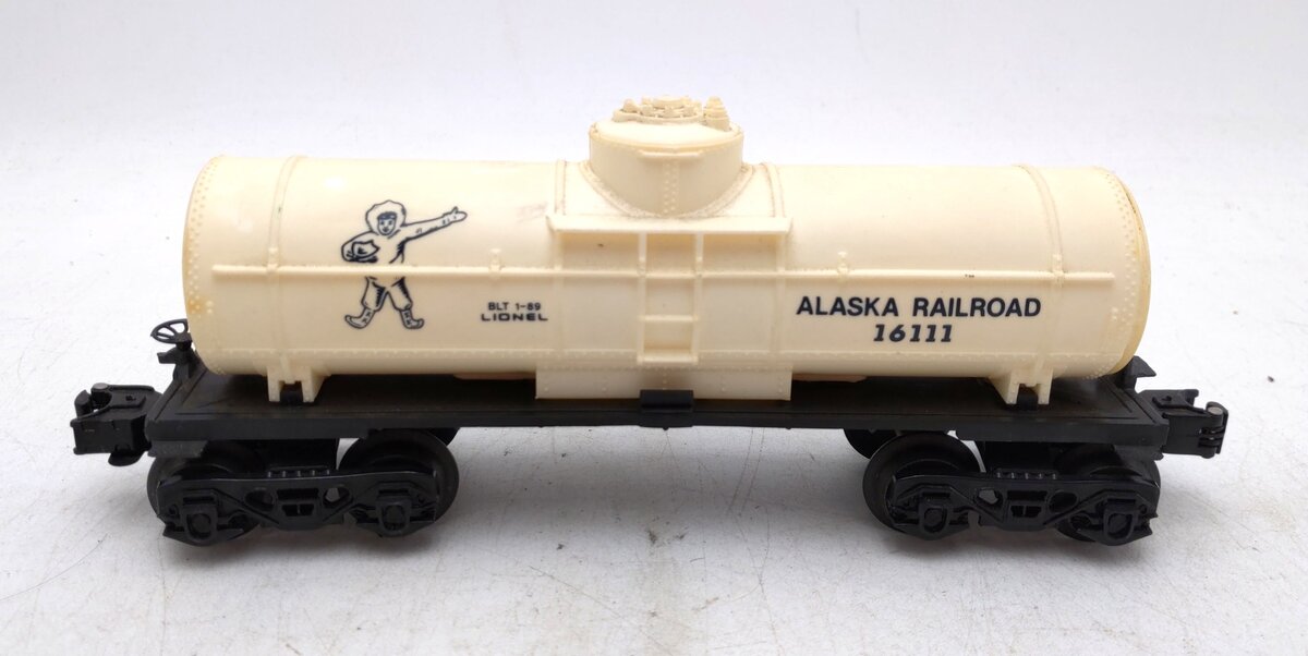 Lionel 6-16111 O Gauge Alaska White Single Dome Tank Car EX/Box