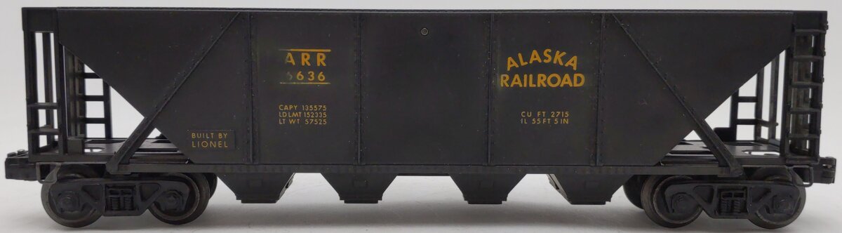 Lionel 6636 Vintage O Alaska Quad Hopper VG