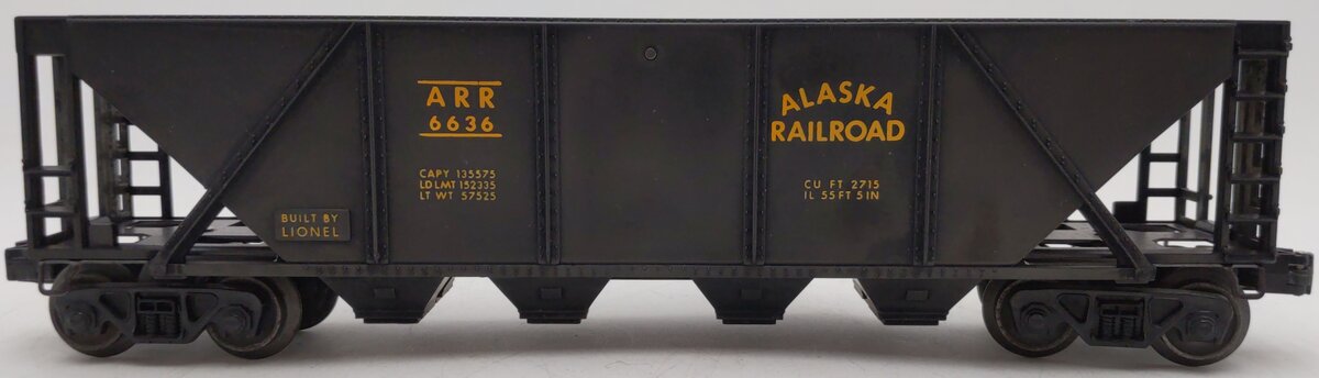 Lionel 6636 Vintage O Alaska Quad Hopper VG