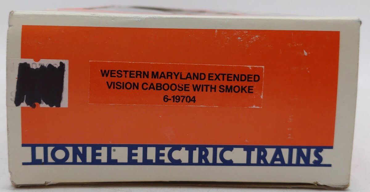 Lionel 6-19704 O Gauge Western Maryland Extended Vision Caboose w/Smoke EX/Box