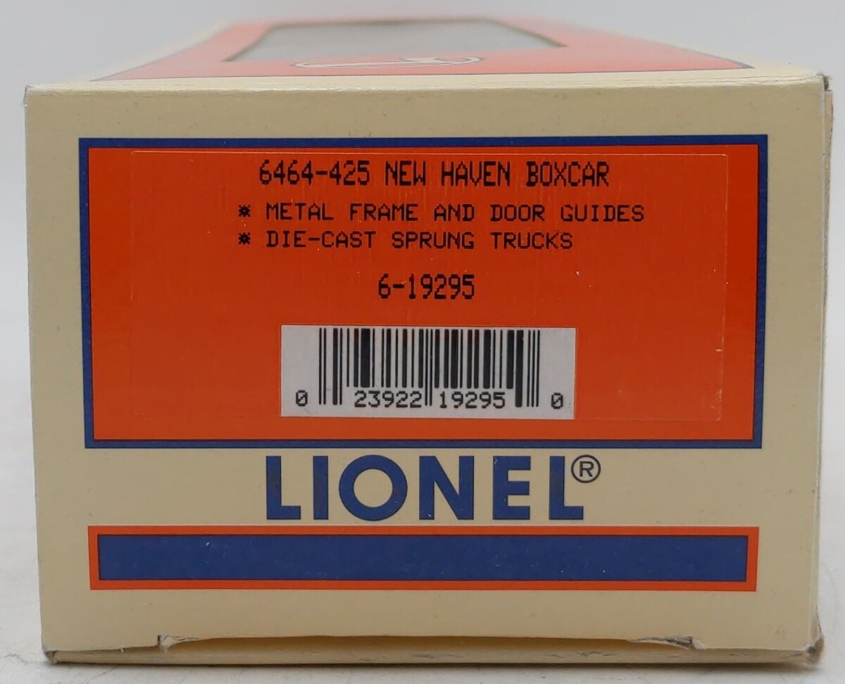 Lionel 6-19295 O Gauge New Haven Series VI Boxcar #6464-425 EX/Box