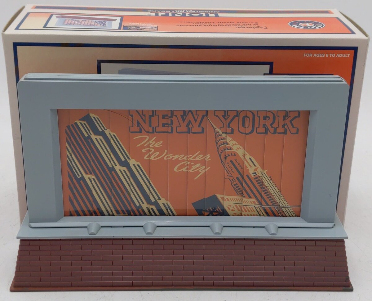 Lionel 6-14159 O New York/San Francisco Animated Billboard EX/Box