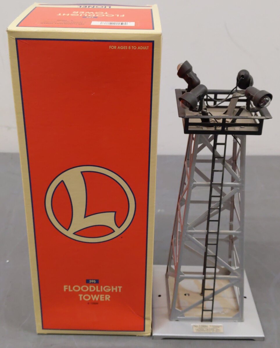 Lionel 6-12886 O Gauge 395 4-Light Floodlight Tower EX/Box