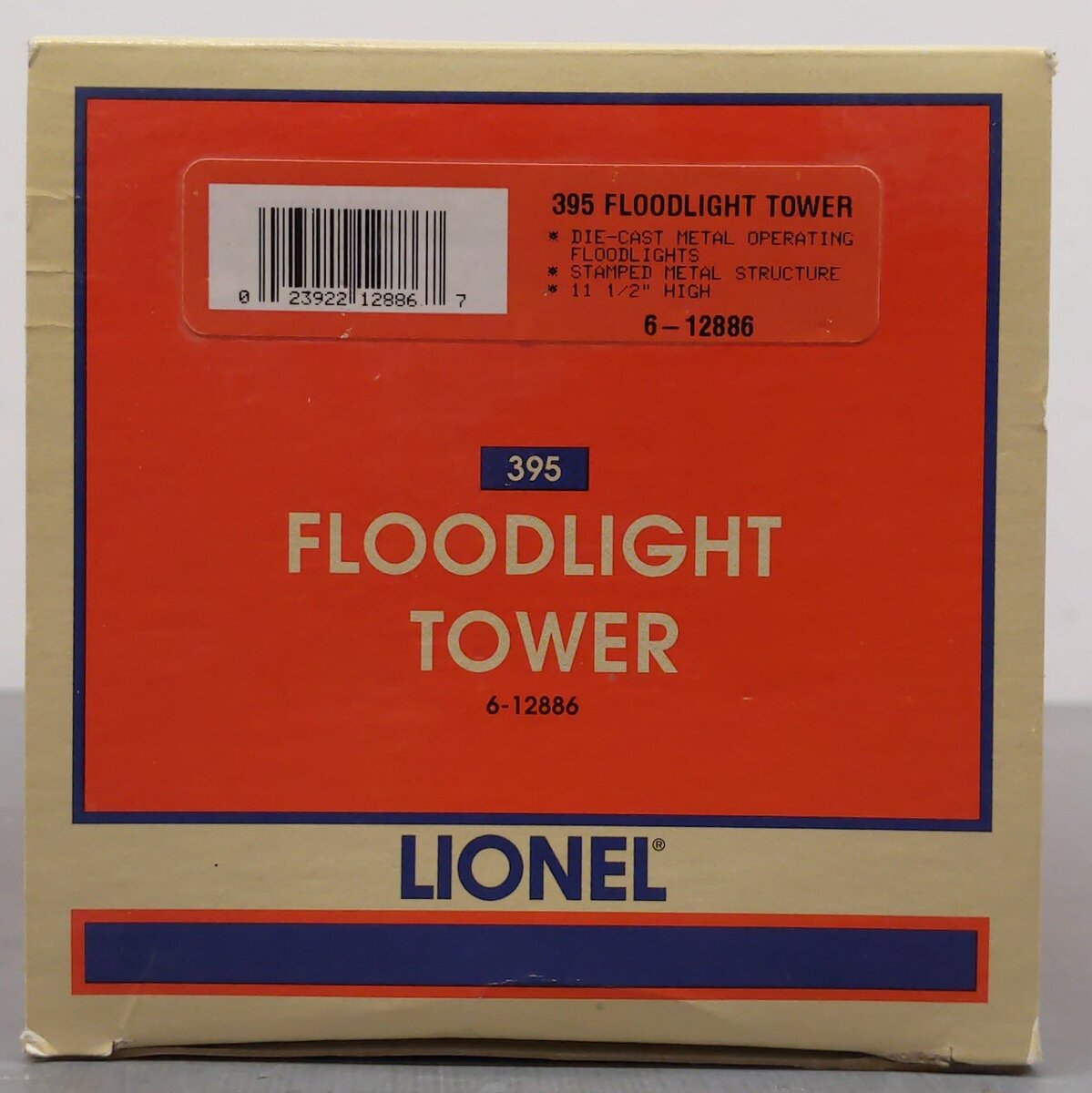 Lionel 6-12886 O Gauge 395 4-Light Floodlight Tower EX/Box
