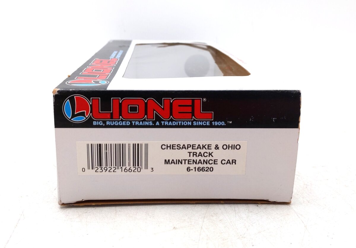 Lionel 6-16620 O Gauge Chesapeake & Ohio Track Maintenance Car NIB