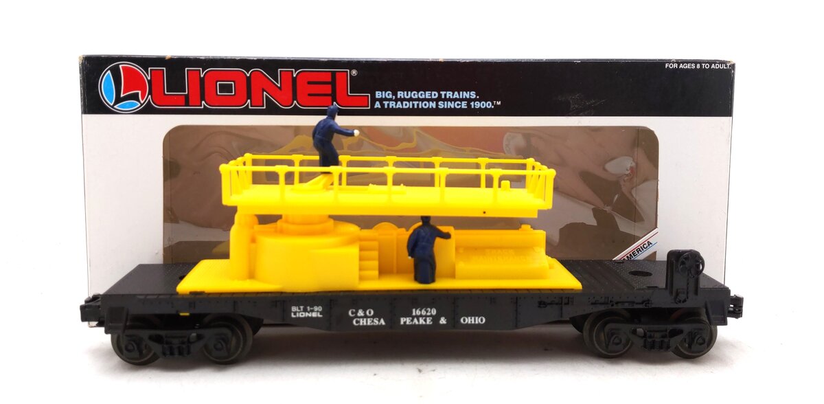 Lionel 6-16620 O Gauge Chesapeake & Ohio Track Maintenance Car NIB