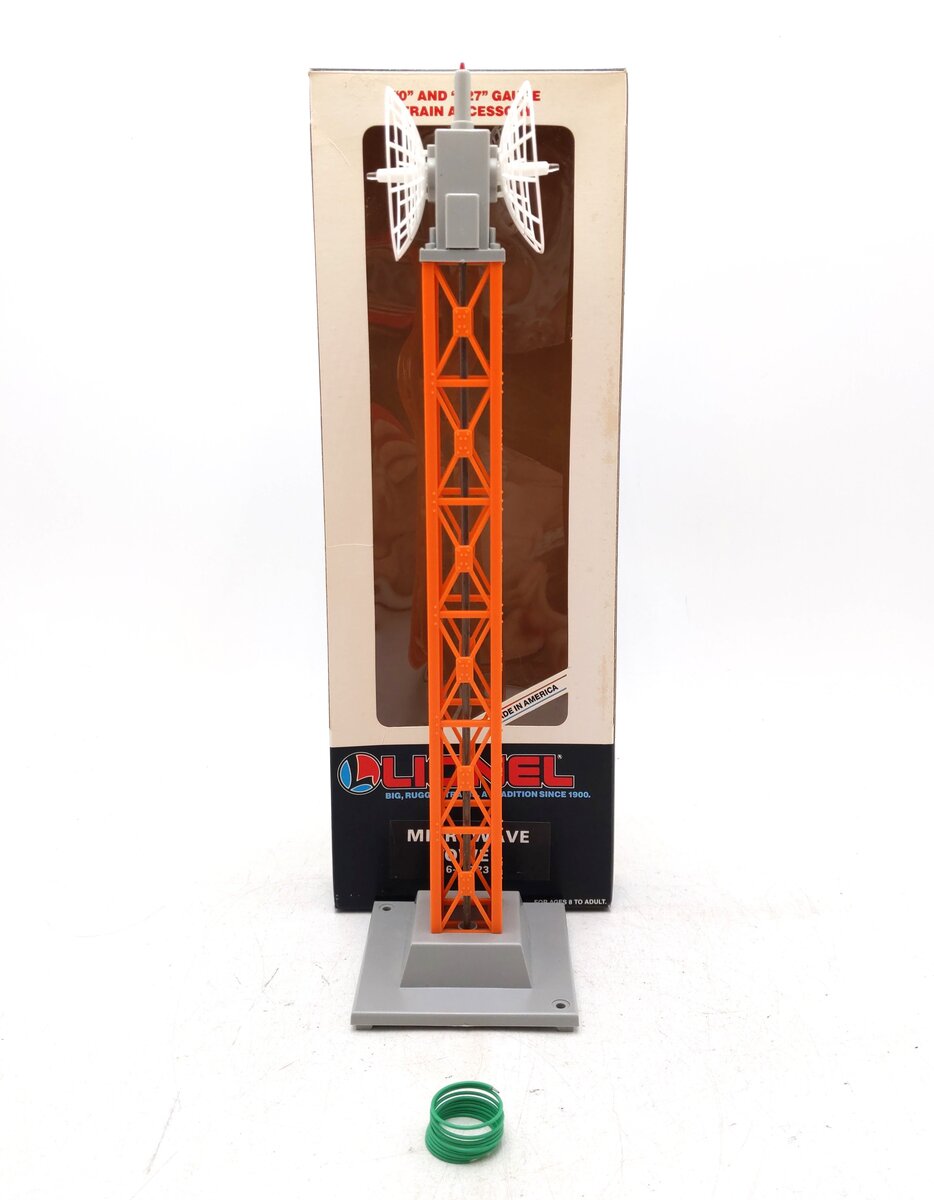 Lionel 6-12723 O Gauge Operating Microwave Tower LN/Box