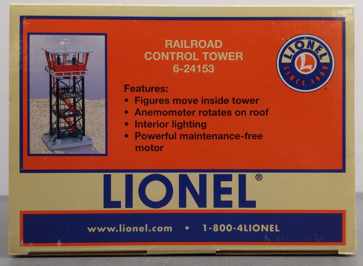 Lionel 6-24153 O Gauge Railroad Control Tower EX/Box