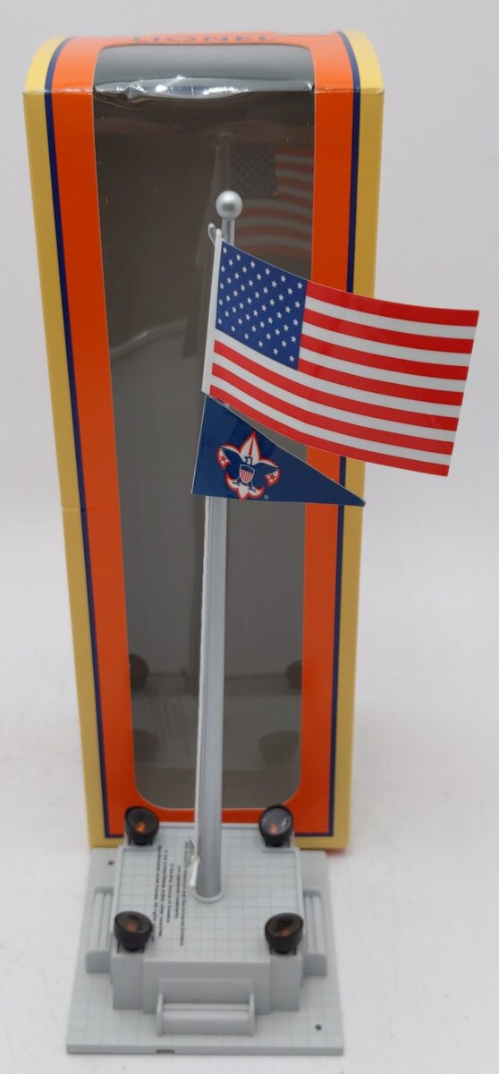 Lionel 6-37948 O Boy Scouts of America Flagpole w/ Lights EX/Box