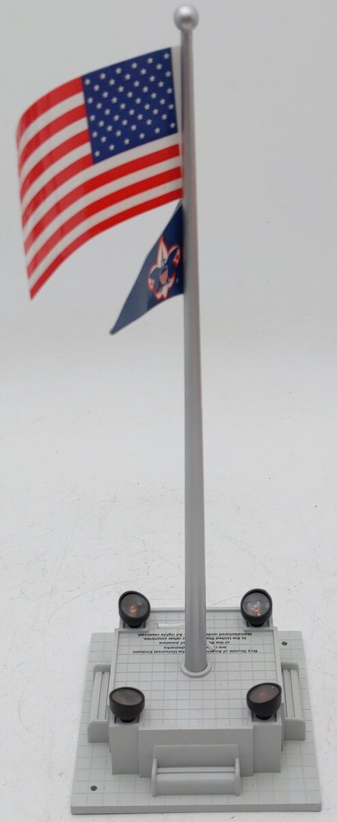 Lionel 6-37948 O Boy Scouts of America Flagpole w/ Lights EX/Box