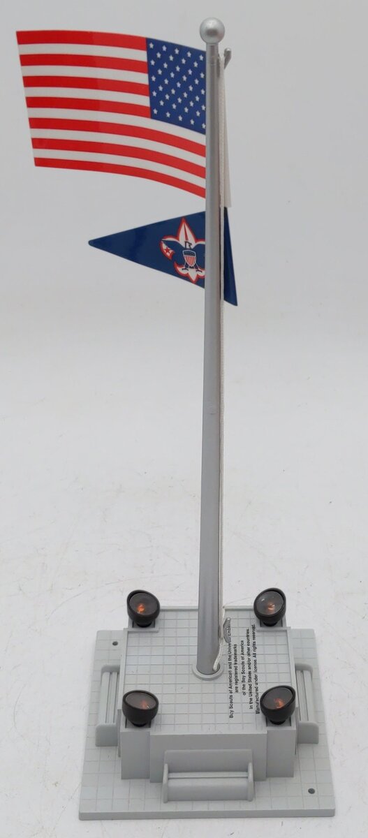 Lionel 6-37948 O Boy Scouts of America Flagpole w/ Lights EX/Box