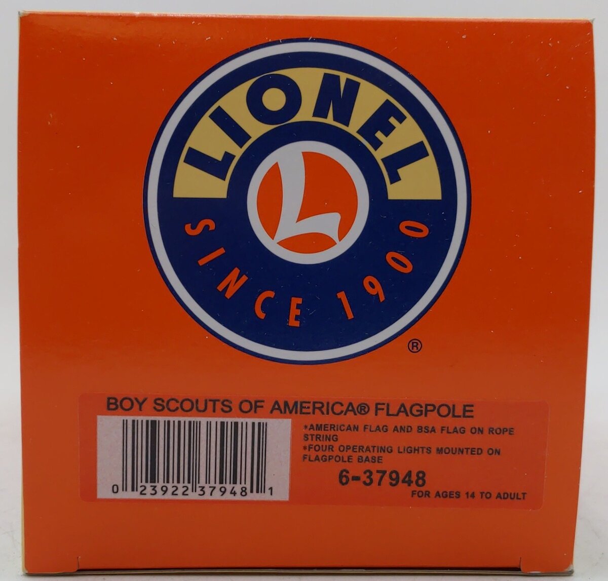 Lionel 6-37948 O Boy Scouts of America Flagpole w/ Lights EX/Box