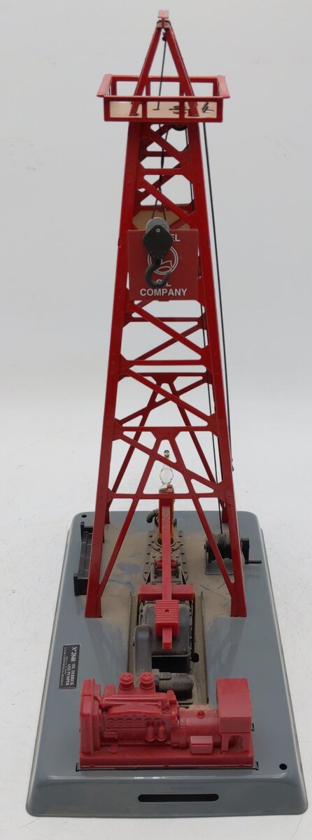 Lionel 6-12848 O Gauge Red Operating Oil Derrick EX/Box