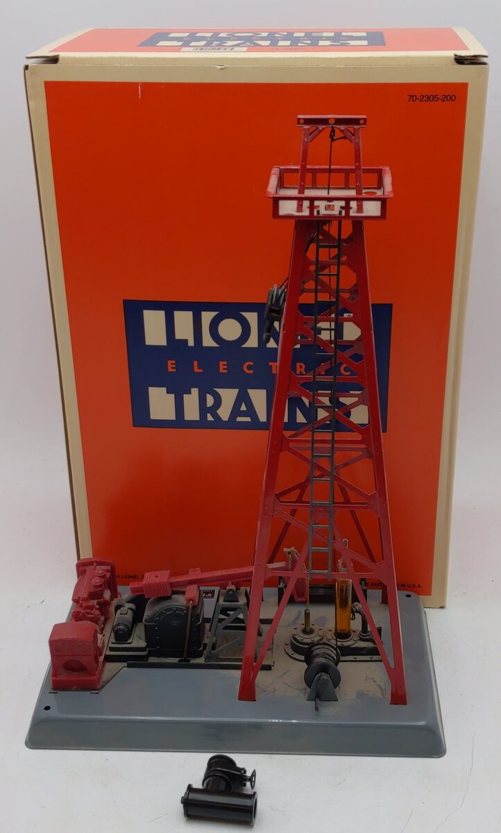 Lionel 6-12848 O Gauge Red Operating Oil Derrick EX/Box