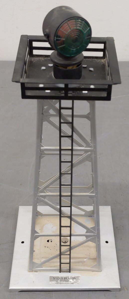 Lionel 6-12831 O Rotating Aircraft Beacon Tower EX/Box