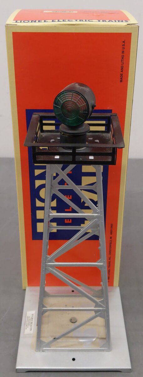 Lionel 6-12831 O Rotating Aircraft Beacon Tower EX/Box