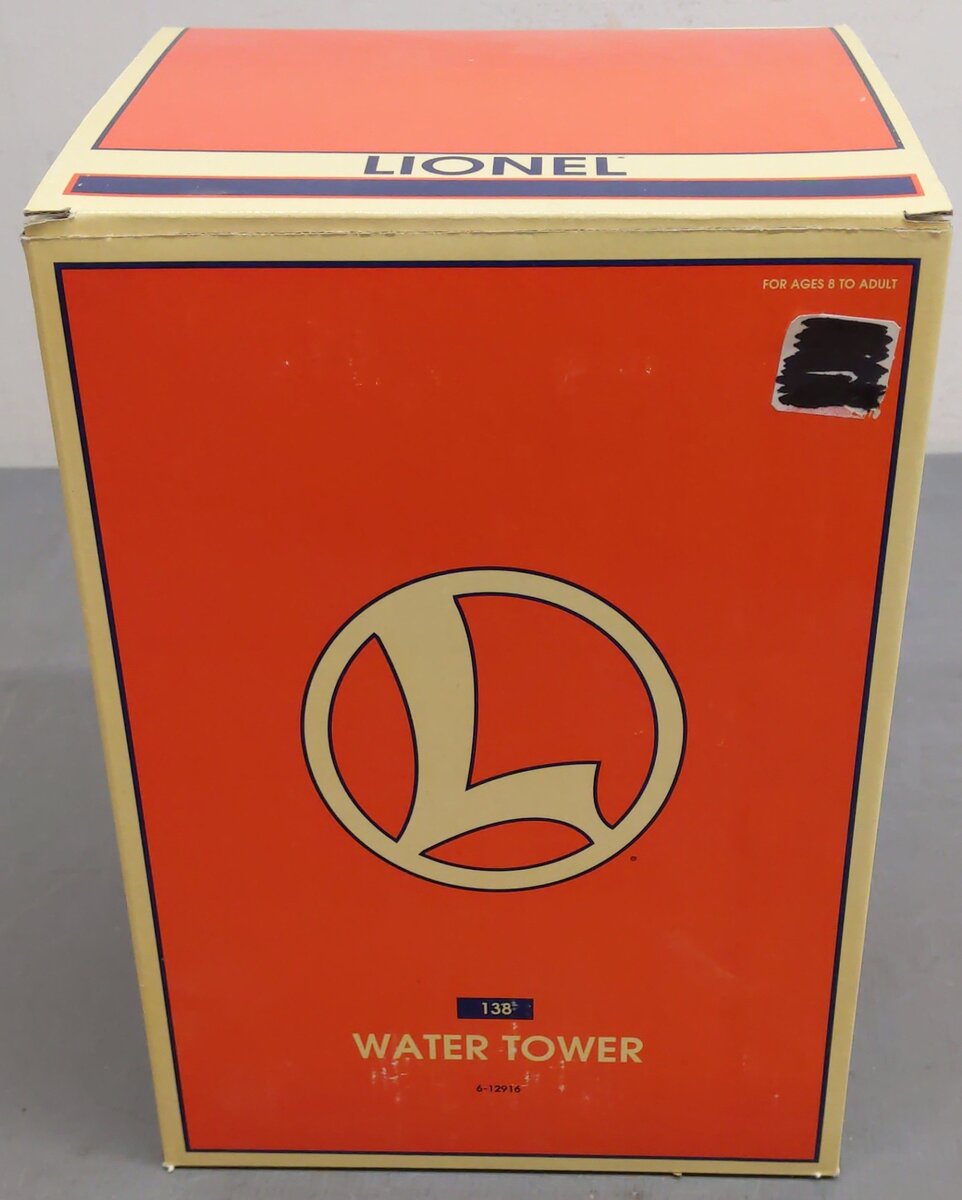Lionel 6-12916 O Gauge 138 Operating Water Tower EX/Box