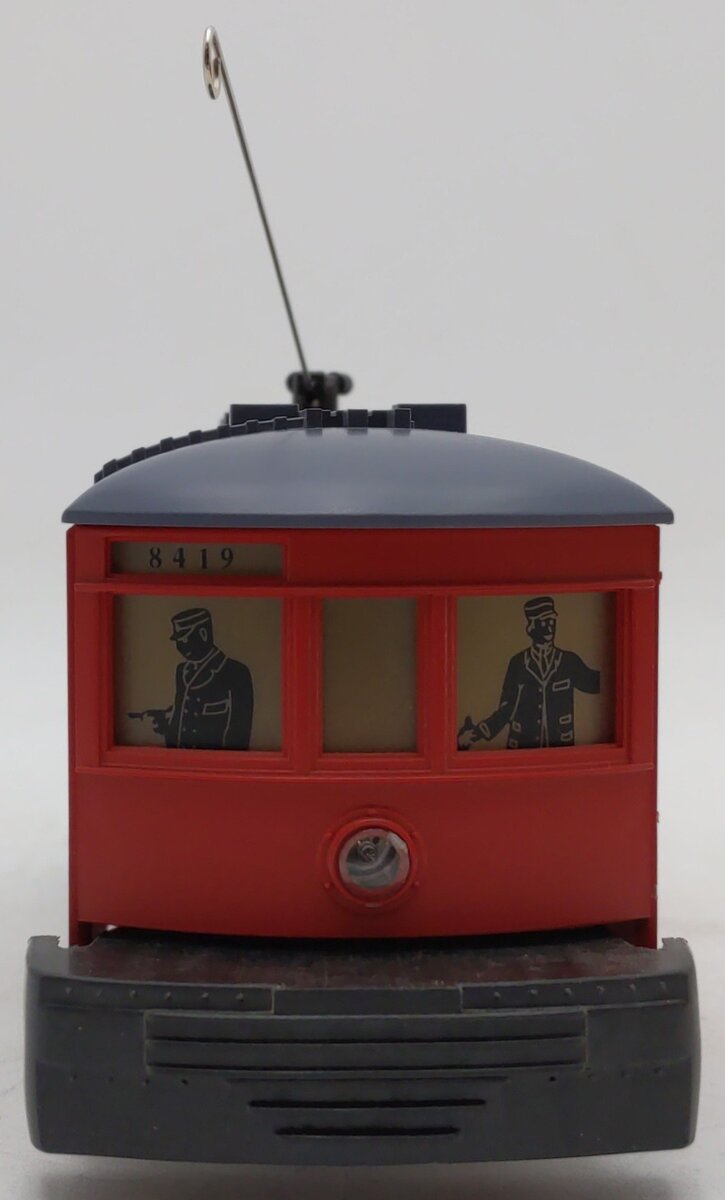 Lionel 6-18419 O Gauge Lionelville Red Operating Trolley #8419 EX/Box