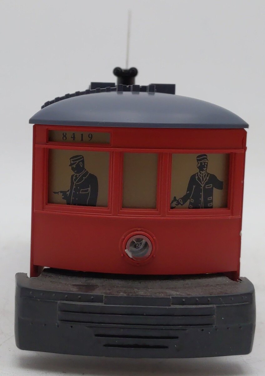 Lionel 6-18419 O Gauge Lionelville Red Operating Trolley #8419 EX/Box