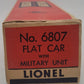 Lionel 6807 Vintage O USMC Flatcar w/ DUCK Boat EX/Box