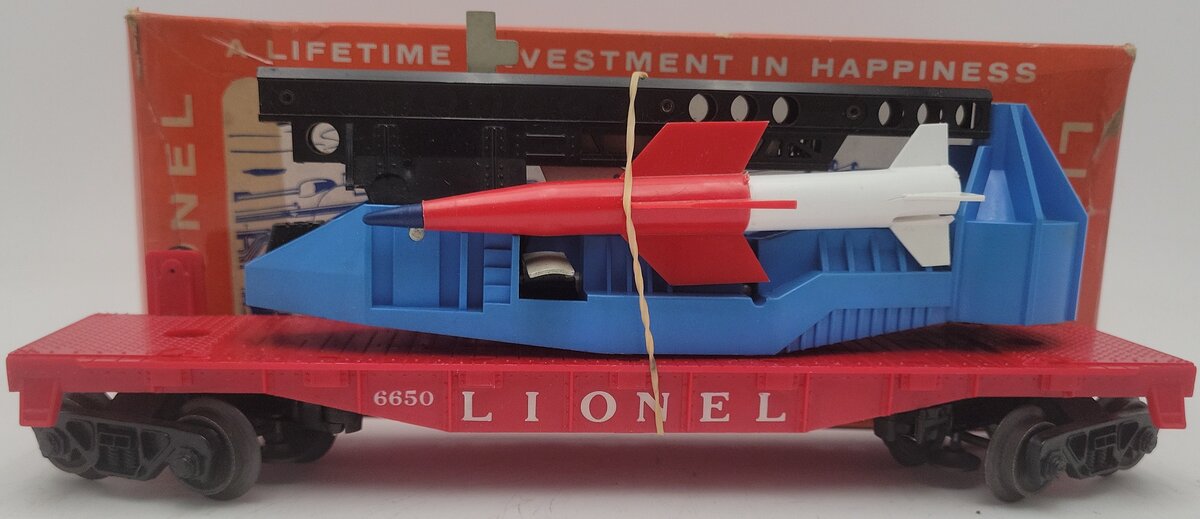 Lionel 6650 Vintage O IRBM Rocket Launcher EX/Box