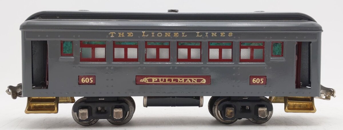 Lionel 605 Vintage O Prewar Tinplate Pullman Passenger Car